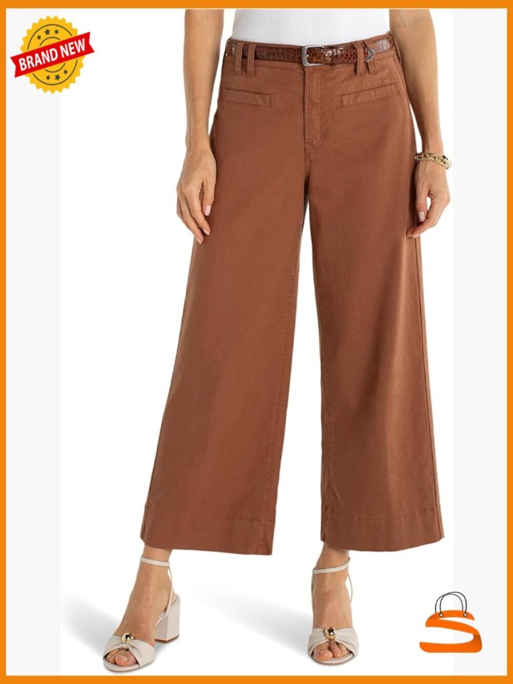 High-Rise Crop Wide Leg Pant 26" Inseam - Regular Fit